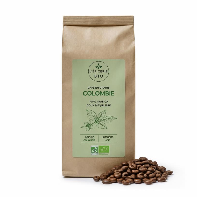 Café Bio Colombie Supremo - Grains 500g
